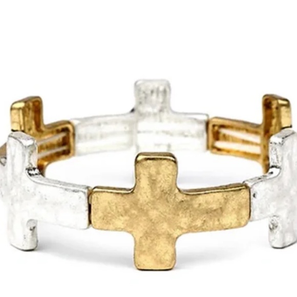 Cross Link Bracelet - Picture 1 of 4